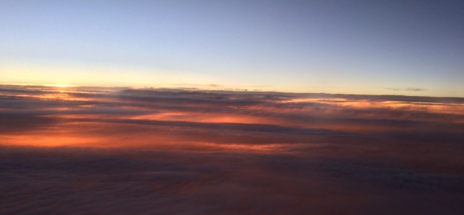 sunset in sky 1